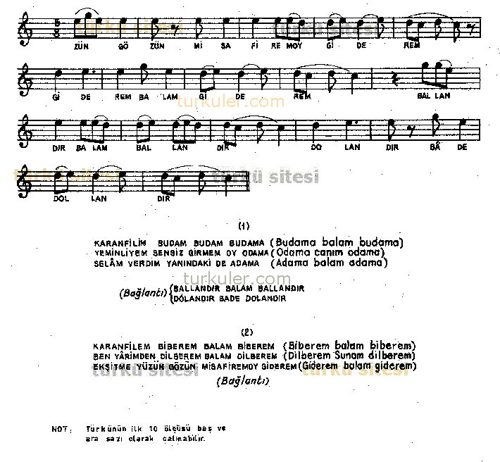 Karanfilem Budam Budam Budama