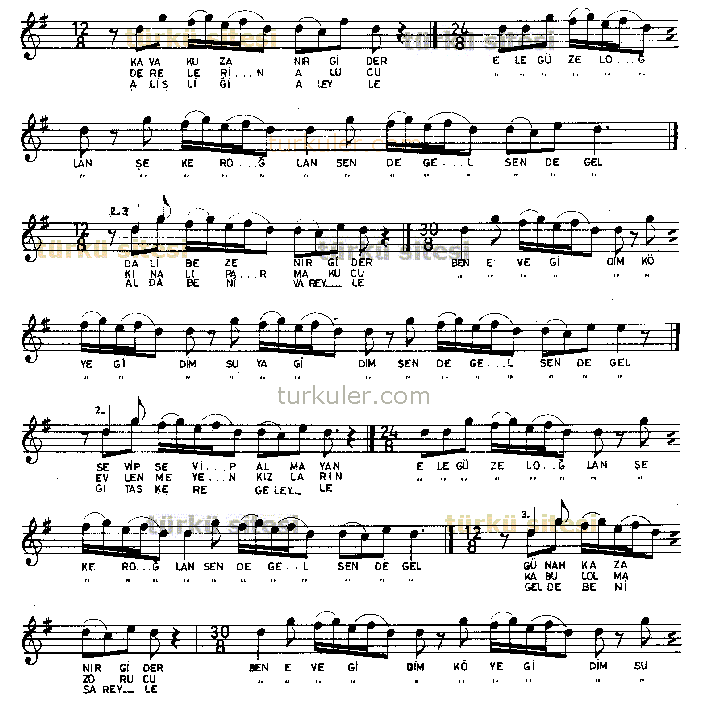 Kavak Uzan�r Gider (Ele G�zel O�lan)