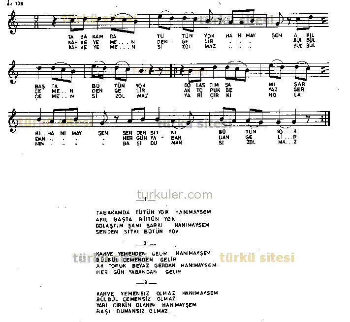 Tabakamda T�t�n Yok