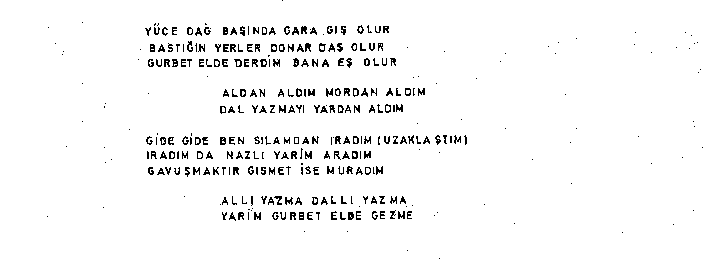 Yce Da Banda Gara G Olur