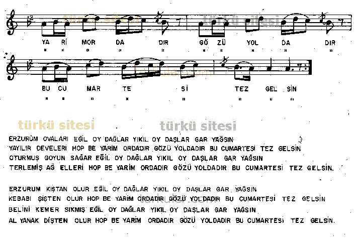 Erzurum Ovalar (Hop De Yarim Ordadr)