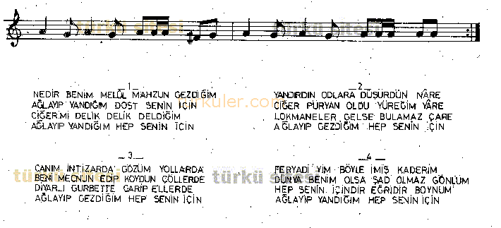 Nedir Benim Mell Mahzun Gezdiim-1