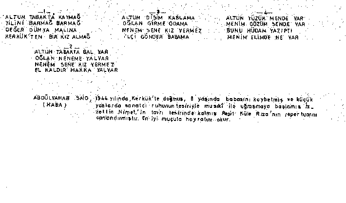 Altun Tabakta Bal Var