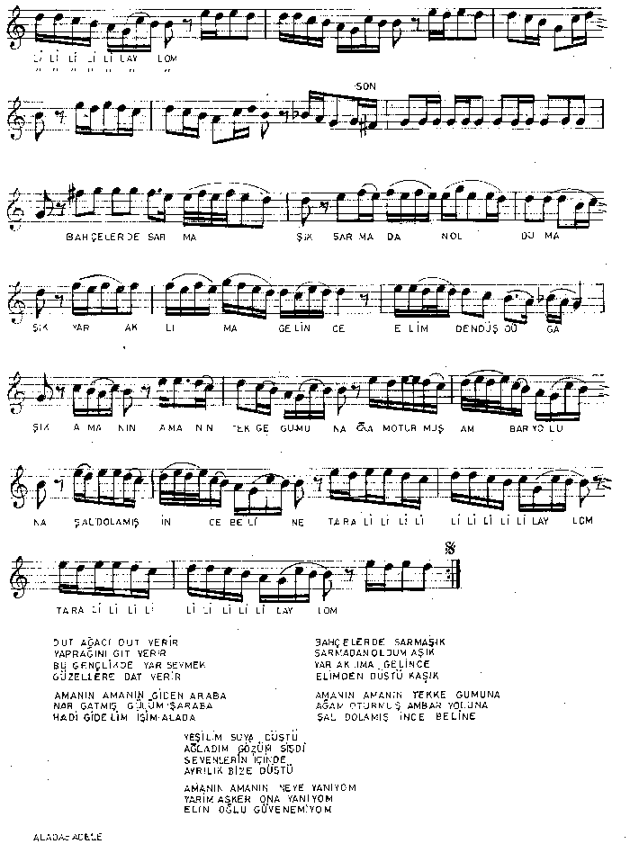 Dut A�ac� Dut Verir (Aman�n Aman�n)