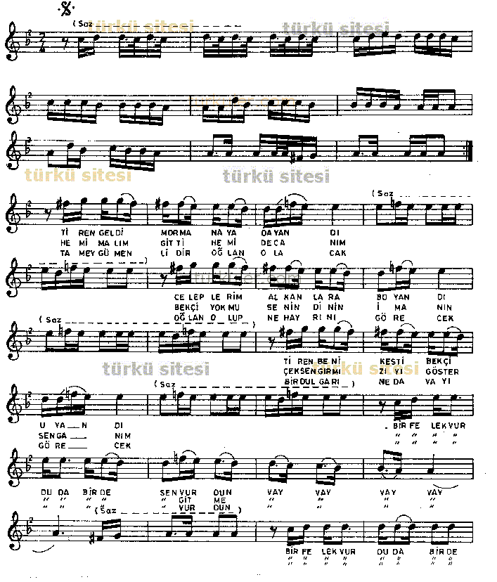 Tiren Geldi Mormana'ya Dayand�