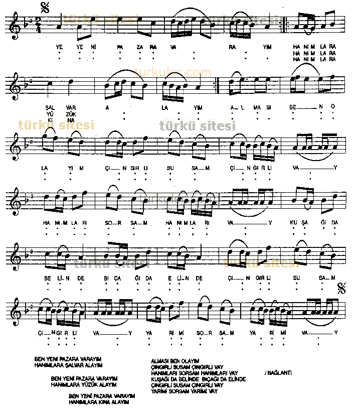 Ben Yeni Pazara Varaym