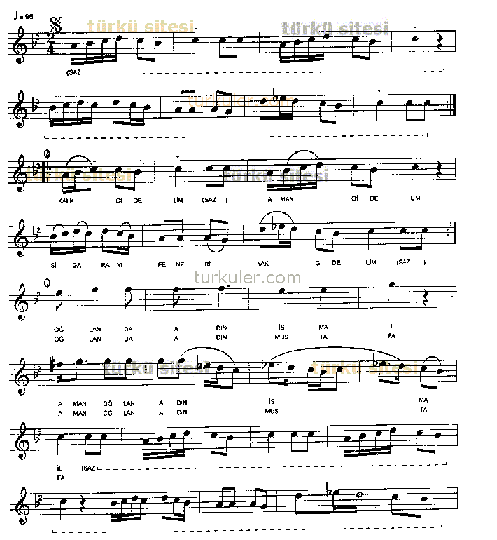 Kalk Gidelim Aman Gidelim (Olan Adn smail)