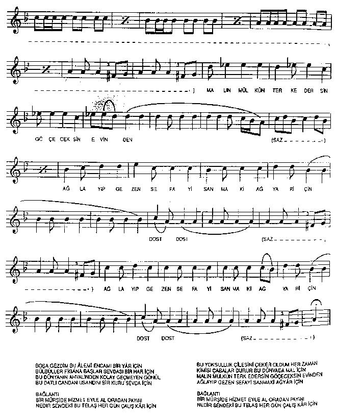 Bo�a Gezdim Bu Alemi