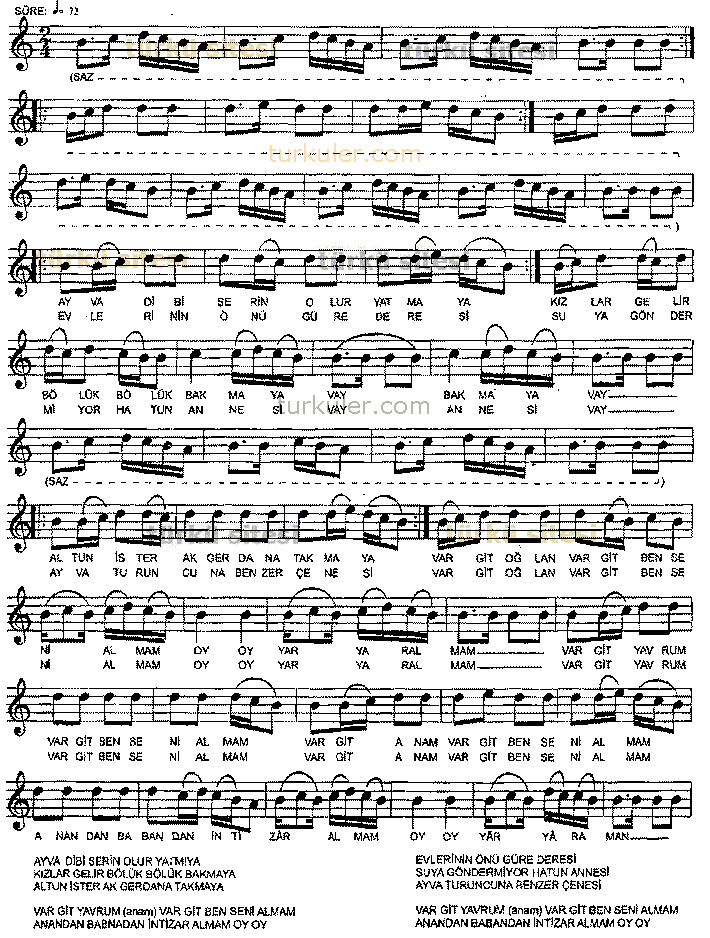 Ayva Dibin Serin Olur Yatmaya