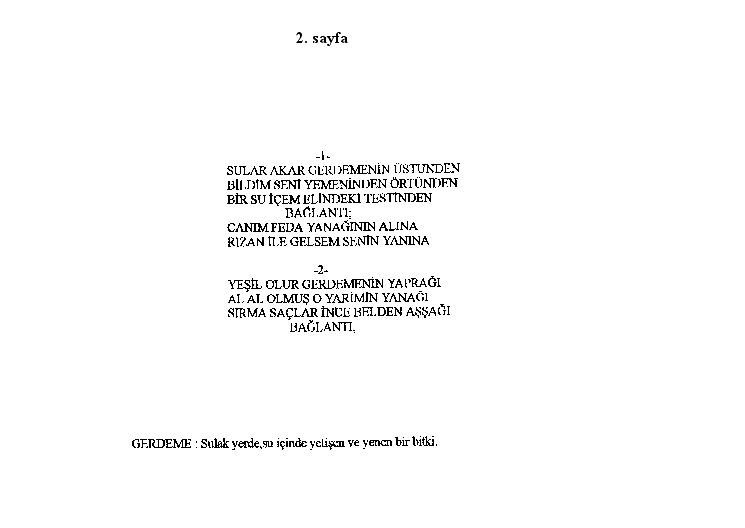 Sular Akar Gerdemenin stnden