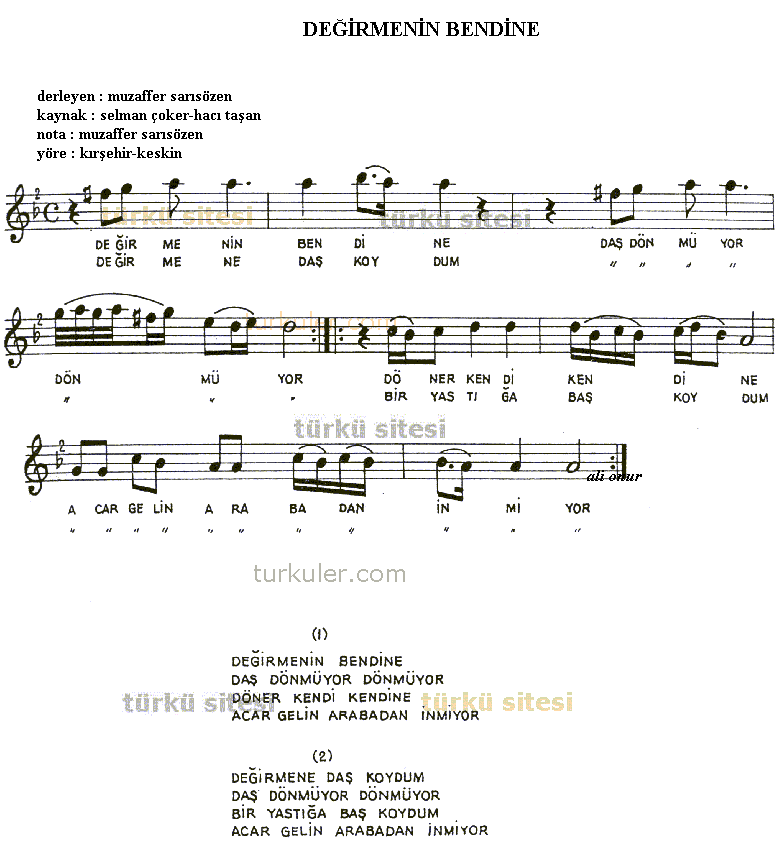 Deirmenin Bendine - 1