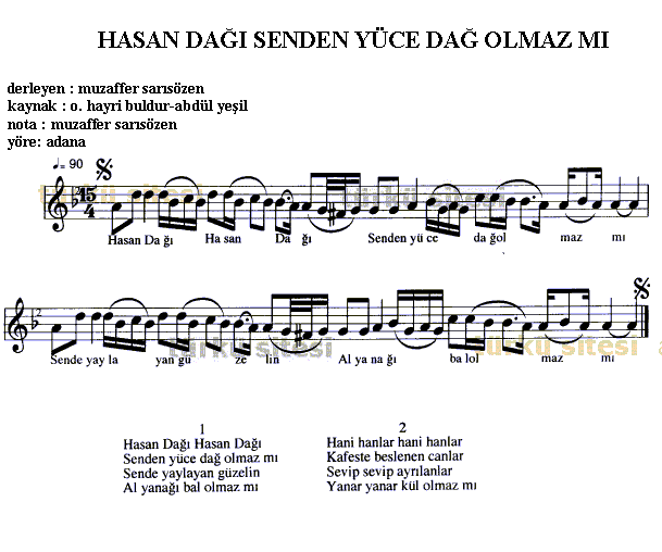 Hasan Da Senden Yce Da Olmaz M